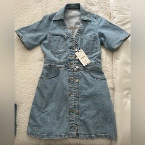 Zara denim mini dress